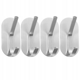  4 KOS KOVINSKIH SAMOLEPILCEV BREZ VRTANJA, SREBRNIH