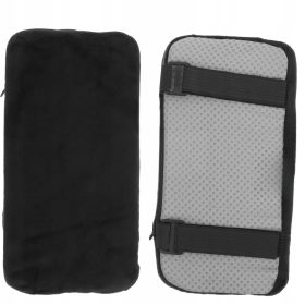  2 KOS ČRNIH PENASTIH OBLOG ZA ROKE Z TRAKOM