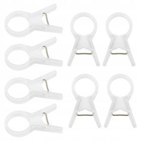  100 BELIH PLASTIČNIH SPONK ZA RASTLINE