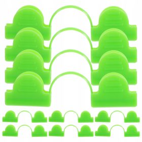    50 KOSOV ZELENIH PLASTIČNIH VRTNIH SPONK ZA PRITRDITEV FOLIJE