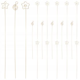    30 KOSOV ZLATIH DRŽAL ZA FOTOGRAFIJE/VARSTICE S KOVINSKIM STOJALOM