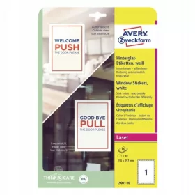  Informacijske nalepke za steklo 210x297m - L9001-10