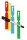  MARKER ll + 5 BARVNIH etiket z zanko za opis rastlin 160x17mm (17x160)500