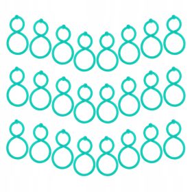    200 KOSOV ZELENIH SPONK ZA RASTLINE MOČNI NOSILCI ZA VINJSKO TRTO