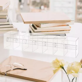    Razdeljevalnik etiket za role 7 mrežnih nalepk, prozorna akrilna nalepka