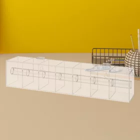    Razpršilnik etiket za role 7 mrežnih nalepk iz prozornega akrila