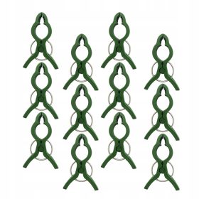    25 KOSOV ZELENIH PLASTIČNIH IN KOVINSKIH DRŽAL ZA RASTLINE