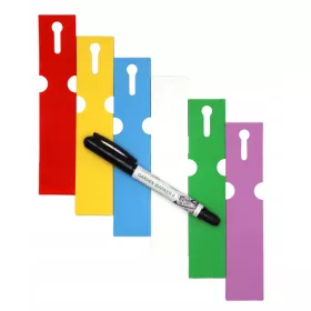    MARKER II + 6 BARVNIH etiket z zanko za opis rastlin 163 mm x 33 mm (33x163)
