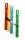  MARKER ll+ Etikete 5 BARV zanka za opis rastlin 254x25mm (25x254) 500