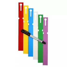    MARKER ll+ 6 BARVNE nalepke z zankami za opis rastlin 200x25mm (25x200) 600