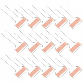  15 KOSOV VEČBARVNIH KOVINSKIH VRTNIH ETIKET, VODOTESNIH