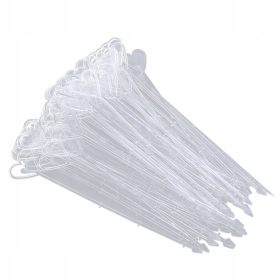  80 BELIH SPONK V OBLIKI SRCA ZA DEKORACIJO CVETJA