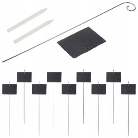    1 KOMPLET KAMNITIH PLOŠČ ZA OZNAČEVANJE LONČNIC IN VRTNIH RASTLIN