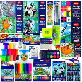 Šolski komplet šolski likovni komplet XXXL razred 1-8