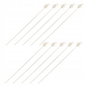    50 ZLATIH KOVINSKIH SPONK ZA NOTNE NOTKE ZA CVETNO DEKORACIJO