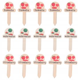    30 BARVITIH LESENIH ETIKET/OZNAČEVALCEV ZA OZNAČEVANJE SADJA IN ZELENJAVE