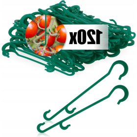    120x vzpenjajočih se sponk za sadike paradižnika za pritrjevanje rastlin