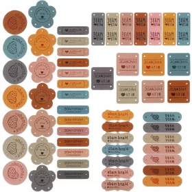    MIKROFLAKEN ŠIVALNE ETIKETE 56 KOSOV, PRALNE, MEHKE, RELIEFNE