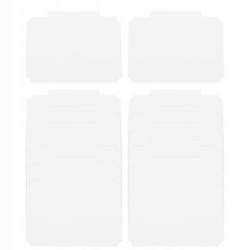    15 kosov fleksibilnih belih sponk za etikete košar za enostavno organizacijo shranjevanja