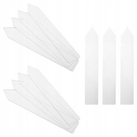    24 KOSOV PROZORNIH ETIKET ZA OZNAČEVANJE RASTLIN, ZELIŠČ IN ZELENJAVE