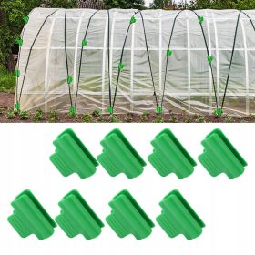    100 kosov plastičnih sponk za vrtno lopo za mrežo za senčenje rastlinjakov 11 mm