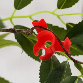    Sponke za upogibanje rastlinjakov, 20 kosov, nastavljive, plastične, 90-stopinjske, rdeče