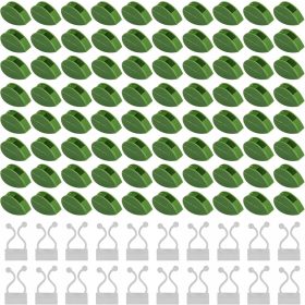    100 kosov sponk za vzpenjavke, stenski nosilec s samolepilnim trakom