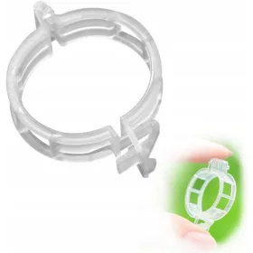    Bele plastične sponke za rastline, trdne plastične sponke za rastline