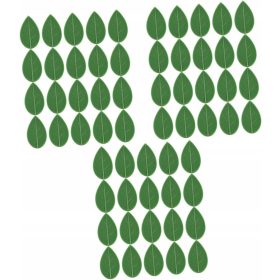    180 kosov zelenih sponk za rastline, plastičnih obešalnih kavljev