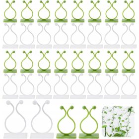    120 kosov sponk za rastline dveh velikosti, zelene in bele, za pritrjevanje