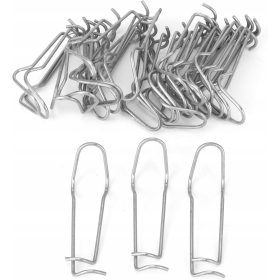    30 kosov vzmetnih sponk iz nerjavečega jekla za podporo rastlin