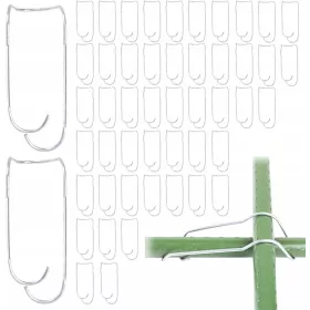    Priključne spone za rastlinske rešetke, 50 kosov priključnih sponk za rastline,