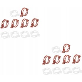  400 kosov belih sponk za rastline, ravnih sponk