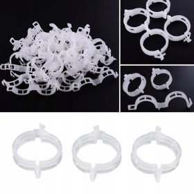    300 kosov sponk za paradižnik za večkratno uporabo, podpora za rastline za zelenjavo in rože