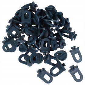    150 VSESTRANSKIH ZELENIH PLASTIČNIH SPONK ZA OBESITEV RASTLIN V RASTLINJAKU