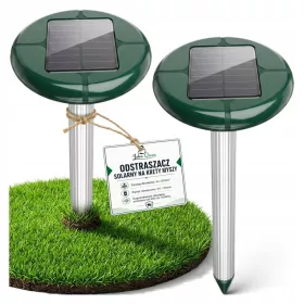  2× solarni odganjalec krtov VOLLES | Solarni repelent