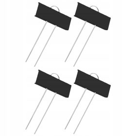    4 KOSI TRPEŽNIH KOVINSKIH ETIKET ZA RASTLINE ZA VRT, CVETNI LOK IN ETIKETE ZA RASTLINE