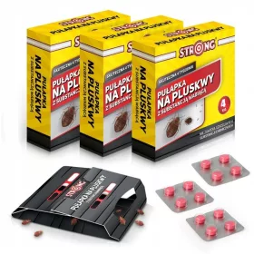 3 × STRONG BEDBURY TRAP – lepilna past za stenice, 4 kom