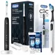 Sonična zobna ščetka ORAL-B Pulsonic Slim Clean 2000 + ročna ščetka Clic Chrome Black + zobna pasta Pro-Expert Advanced Deep Clean 75ml - uradni EU set