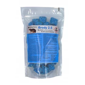   Brody Block 5 kg – strup za mumificiranje miši in podgan, brodifakum 25 ppm