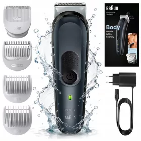   Braun BodyGroomer BG3 Prirezovalnik za intimne predele, telo, brado in dlake, LED, NiMH, 80 min delovanja