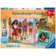 Ravensburgerjeva sestavljanka Disney Moana 2 – 3 × 49 kosov za otroke od 5. leta starosti
