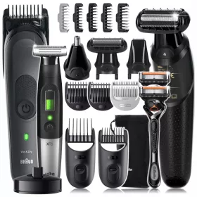   BRAUN Series 7 LIMITED Prirezovalnik brade, nosu in ušes, brivnik, MGK7XT