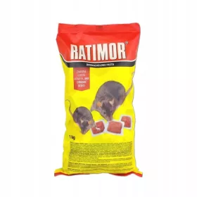  RATIMOR Mehka vaba 1 kg – bromadiolonska vaba za glodavce