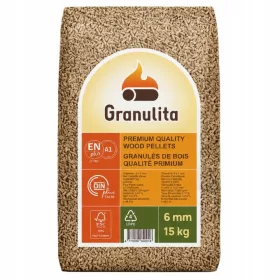  Lesni peleti 6 mm 15 kg certificirano gorivo
