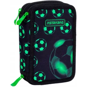   Trojni jumbo peresnica z neo nogometno žico ASTRA 3-prekatni 20,5 × 13 × 6 cm