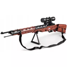   CaDA Karabiner 98K 653-delni gradbeni komplet - realistični model s penastimi izstrelki
