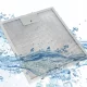 2× aluminijasti maščobni filter za napo 320 × 260 × 9 mm pralni 5-slojni