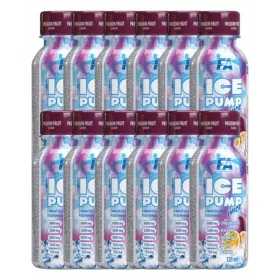   12x FA ICE PUMP Juice Shot 120 ml – balzam pred vadbo s kofeinom in energijskimi sestavinami