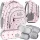 Šolski nahrbtnik BackUP Pink Love za dekleta 26 l s peresnico, ergonomski nahrbtnik A4